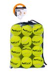 Petface Super Tennis Balls For Dogs, Throw and Fetch, Outdoor Exercise (Pack of 12)