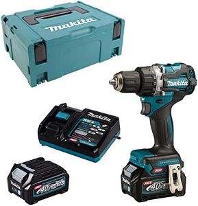 Makita DF002GA202 Cordless Drill 40 V max. / 2.0 Ah, 2 Batteries + Charger in MAKPAC, Petrol Blue