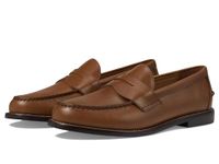 POLO RALPH LAUREN Men's Alston Leather Penny Loafers, Tan, 9