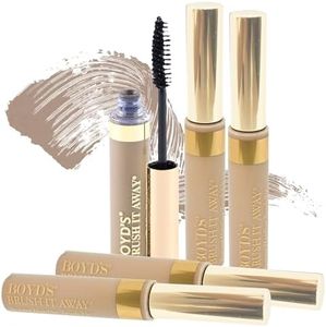 Boyd’s Brush It Away | Grey Hair Root Touch Up for Women & Men | Temporary Hair Color Mascara | Quick-Dry Water-Resistant Concealing Formula | Blonde, 5-Pack