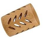 Bamboo Toothbrush Holder with Drain