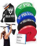 PULLUP & DIP Resistance Bands Pull Up Bands for Assisted Pull Ups, Calisthenics, Crossfit, Pull Up Bar; Premium Fitness Bands (EXTRA LIGHT (red))