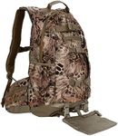 North Mountain Gear Camouflage Hunting Backpack - Daypacks - Bag With Bow & Rifle Holder - Large 21 Liters, Sand Storm, Daypack Backpacks