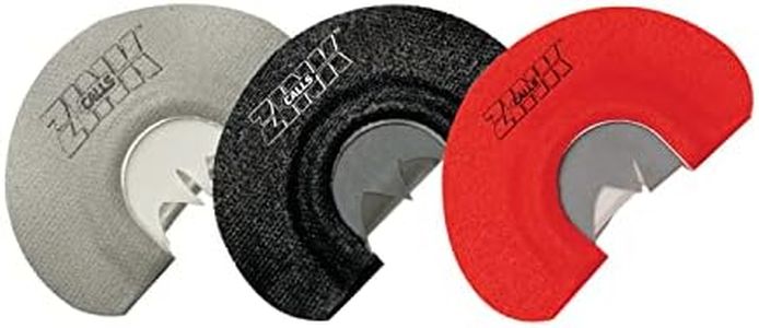 Plano Zink Signature Series Pack Hand-Built Easy-to-Use Turkey Hunting Diaphragm Game Calls - Signature Series V-Notch, Batwing, Snake Tongue