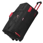 Rocklands® Lightweight Luggage Rolling Holdall Suitcase Wheeled Duffle Bag Cargo Sport Travel Bag RL501 (Red/Black, X Large - 36" (H91 x L45 x W42 cm))