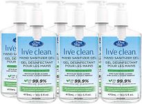 Live Clean One Step, Hand Sanitizer, 473ml, 6 count