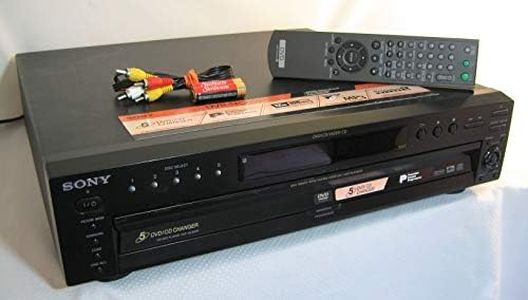 Sony DVP-NC655P/B Progressive-Scan 5-Disc DVD Changer (Black) (Renewed)
