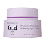 Curél Restorative Aging Care Replenishing Night Cream for Dry, Sensitive Skin, 40ml