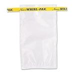 Nasco Whirl-Pak B00992WA Sample Bag, 180mm L X 95mm W, 0.076mm Thickness, 207ml Capacity (Box of 500)