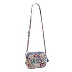 Vera Bradley Women's Cotton Evie Crossbody Purse, Harbor Paisley, One Size