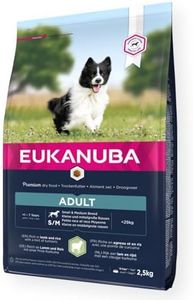 Eukanuba Chien Adulte Nourriture sèche Pour Petite et Moyenne Race Agneau&Riz 12kg