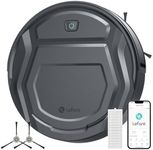 Lefant M210 Pro Robot Vacuum, Slim & Quiet, 3 Adjustable Suction Levels, 120 Min Runtime, Freemove 3.0, WiFi/App/Alexa, 6 Modes for Pet Hair, Hard Floors & Low Carpets, Self-Charging, Gray