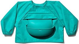 OXO Tot - Sleeved Roll-Up Bib - For Play or Mealtime - Baby and Toddler 9 Months + - Teal - 63151900