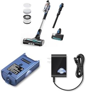 LEVOIT LVAC-300 Cordless Vacuum Cleaner & Replacement Battery & Charger, Up to 120 Mins, Powerful Suction, Tangle-Resistant Design, for Carpet, Hard Floor, Pet Hair