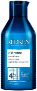 REDKEN Conditioner, For Damaged Hair, Repairs Strength & Adds Flexibility, Extreme, 300 ml