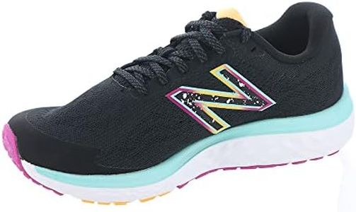 New Balance Women's Fresh Foam 680 V7 Running Shoe, Black/Surf/Lemonade, 9 US