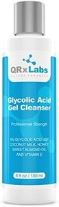 Glycolic Acid Cleanser - Exfoliating Face Wash, Best for Wrinkles, Lines, Acne, Spots & Chemical Peel Prep with Coconut Milk, Honey & Sweet Almond Oil - 1 bottle of 180ml