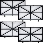 Poweka 9991433-R4 Replacement Filter Cartridges Compatible with Dolphin Robot Pool Cleaner M200, M400, M500, Wave 65, Wave 90, Oasis Z5, Nautilus Plus and Nautilus CC Plus (4 Pieces)