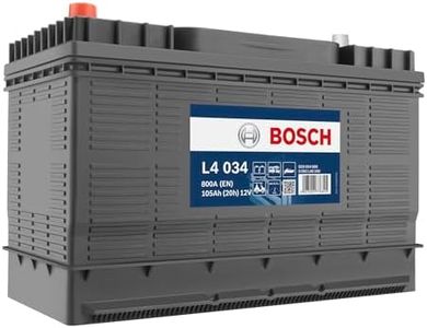 Bosch L4034 Batterie de Loisirs, Camping-car, Bateau - Décharge Lente 12V 105A/H-800A