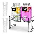 1 Gallon Glass Drink Dispensers For