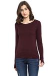 Ap'pulse Women's Long Sleeve Thumbopen Tshirt