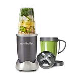 NutriBullet 600 Superfood Nutrition Extractor, Blender & Mixer System (8-Piece Set), Silver