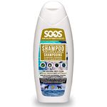 Soos Pets Pet Shampoo Natural Dead Sea Classic Deep Cleansing Fast Absorbing Coat with Vitamins Minerals Essential Oils Natural Ingredients Antib-acterial for Dogs and Cats - 1x Pet Shampoo (500ml)