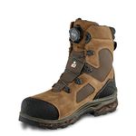 Irish Setter, Kasota, Men’s, 8", BOA, Waterproof, Insulated 400g, Non-Metallic Safety Toe, Work Boot, Brown, 14