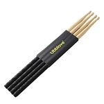 Ubblove Drumsticks 5A 2 pair with ANTI-SLIP Handles for Drum Light Durable Wooden Drum 2 Pair Drum Sticks for Kids Adults Musical Instrument Percussion Accessories