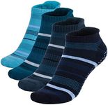 unenow Unisex Non Slip Socks with Grips Cushion for Yoga Pilates Barre Home & Hospital