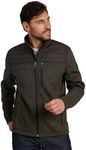 Free Country Mens Fleece Knit Jacket Full Zip With Pockets Soft Warm Lightweight and Comfortable Winter Hiking Outdoor Casual for Men-Size L-Frore-Mushroom