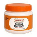 Waxpol Rubbing Compound High Finish 500 g For Removes Deep Scratches, Sandpaper Marks, Swirls & Hologram, Enhances Paint Finish, Silicone-Free