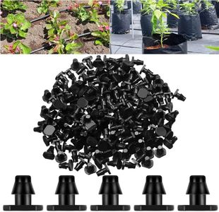 Gardener's 1/4" Drip Irrigation End Plug - Lawn Drip Irrigation System Connectors for 1/4 inch Tubing