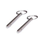 Lotatheta 2 pcs Quick Release Pins 5/16"(8mm) Diameter 316 Stainless Steel Usable Length: 2-1/4"(57mm) Total Length 3.15"(80mm) for Bimini Top Marine Hardware