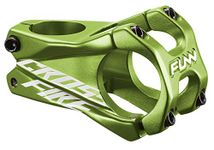 Funn Crossfire Mountain Bike Stem with 31.8mm Bar Clamp - Durable and Lightweight Alloy Bike Stem for Mountain Bike and BMX Bike, Length 50mm stem (Green)