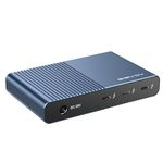 ACASIS Thunderbolt 4 Hub, Single 8K or Dual 4K 60Hz Display, 120W PD Charging, Compatible with M1 Macs, PC, Chrome, 3X Thunderbolt 4 40Gb/s, 1 x USBA (10Gb/s), Compatible with Thunderbolt 3/4 PC