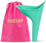 HAKDAY Female Urination Device, Reusable Female Urinal Women Pee Funnel Allows Women to Pee Standing Up, Portable Womens Urinal is The Perfect Companion for Camping,Outdoor,Travel 4pcs