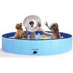 OceanTeda Dog Pool, Kiddie Pool, Foldable Dog Pool, Swimming Pool for Dogs Cats and Kids