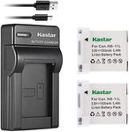 Kastar Battery (X2) & Slim USB Charger for Canon NB-11L and PowerShot SX410 is SX400 is ELPH 170 is 340 HS 320 HS 130HS 110 HS 1150 HS A2300 is A2400 is A2500 A2600 A3400 is A3500 is A4000 Cameras