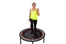 MXL MaXimus Life FIT BOUNCE PRO XL Bungee Rebounder,Half Folding Silent&Orthopaedic Quality Indoor Mini Trampoline for Adults&Kids,Exercise DVD,X Large Bounce Area Approved for Rebound&Physiotherapy