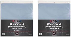 BCW 33 RPM Record Sleeves, 200 ct