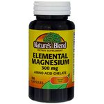 Nature's Blend Amino Acid Chelate Magnesium Elemental 300 mg 100 Capsules