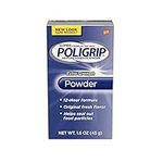 PoliGrip Super Denture Adhesive Powder, Extra Strength, 1.6 oz (45 g) One Bottle