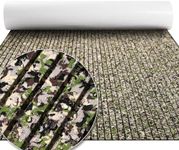 FOCEAN Boat Flooring EVA Foam Boat Decking Marine Flooring Camo Self-Adhesive Diamand Pattern Marine Mats for Boats Yacht Kayak RV 94.5"x47.2", Jungle Camo