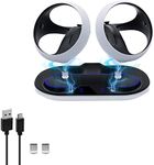 Mcbazel PSVR2 Controller Charging Station,Type-C Magnetic Charging Dock with Charging Indicator Lights and MCU Charging Protection,PlayStation VR2 Sense Controller Dock Stand Accessories