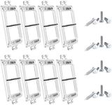 Rocker Light Switch Guard, ILIVABLE Childproof Switch Plate Cover Guard Protects Your Lights from Being Accidentally Turned On or Off by Children and Adults (Clear, Pack of 8)