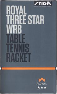 STIGA Royal WRB 3-Star Table Tennis Bat – Professional Paddle