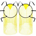 Leogony 2PCS Top Bins Football Targets Net, Soccer Top Corner Goal Target for Shootings Accuracy Training Practice Equipment