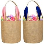 2 Pcs Easter Eggs Baskets for Kids,