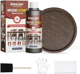 Boncart Water-Based Wood Stain, 8.45FL.OZ/250mL Stain for Wood, Suitable for Staining Indoor and Outdoor Wooden Items and Furniture, Non-Toxic, Multiple Finishes (Dark Oak)
